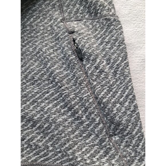 Lululemon Women's Outrun 1/2 Zip Top Hazy Heather Grey Thumbholes Size 8 - Picture 2 of 7